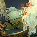Frederick Judd Waugh The Knight of the Holy Grail  by Sapiens Verbum