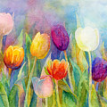 Fresh Tulips Painting by Hailey E Herrera Fresh Tulips Painting by Hailey E Herrera