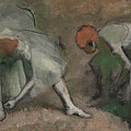 Frieze of Dancers, circa 1895 Painting by Edgar Degas