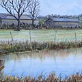 Frog Hollow Pond Painting by Joseph Burger Frog Hollow Pond Painting by Joseph Burger