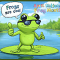 Frogs are Cool v4 by Robert Banach