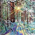 Frosted Heart Painting by Try Cheatham Frosted Heart Painting by Try Cheatham