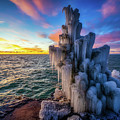 Frozen Sunrise Photograph by Brad Bellisle Frozen Sunrise Photograph by Brad Bellisle
