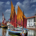Full Sails - Marine Museum of Cesenatico - Italy Photograph by Paolo Signorini Full Sails - Marine Museum of Cesenatico - Italy Photograph by Paolo Signorini