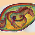 Galloping Unicorn Painting by Sandy Rakowitz Galloping Unicorn Painting by Sandy Rakowitz