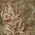 Ganesha Pastel by Kurt Wenner Ganesha Pastel by Kurt Wenner