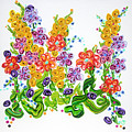 Garden Circus Painting by Jane Arlyn Crabtree Garden Circus Painting by Jane Arlyn Crabtree