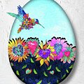 Garden Eggcellence Flower Art by Sharon Cummings