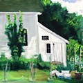 Garden Shed Painting by Cyndie Katz Garden Shed Painting by Cyndie Katz