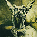 Gargoyle Painting by Sv Bell Gargoyle Painting by Sv Bell