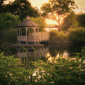 Gazebo Sunset Natural Surroundings Photograph by Jason Fink Gazebo Sunset Natural Surroundings Photograph by Jason Fink