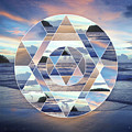 Geometric Ocean Abstract Mixed Media by Phil Perkins Geometric Ocean Abstract Mixed Media by Phil Perkins