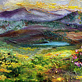 Georgia Mountain Retreat In Spring Painting by Ginette Callaway