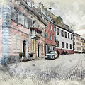 Germany Sketch Digital Art by Ariadna De Raadt Germany Sketch Digital Art by Ariadna De Raadt