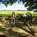 Gettysburg Civil War Cannon overlooking battlefield by Sturgeon Photography