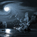 Ghost ship series The birth of the legend Digital Art by George Grie Ghost ship series The birth of the legend Digital Art by George Grie