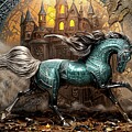 Ghostly Gallop Past the Haunted Keep by Stacey Mayer