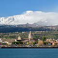 Giarre and Mount Etna, Sicily by Mirko Chessari