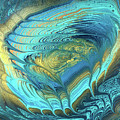 Gilded Nebula Nest Painting by Lucy Arnold Gilded Nebula Nest Painting by Lucy Arnold