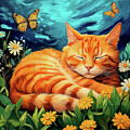 Ginger Cat Nap by Peggy Collins