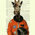 Giraffe astronaut, fantasy animal art Digital Art by Madame Memento Giraffe astronaut, fantasy animal art Digital Art by Madame Memento