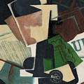 Glass and Ace of Clubs by Juan Gris