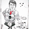 Glen Campbell Drawing by Phil Mckenney Glen Campbell Drawing by Phil Mckenney