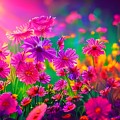 Glowing Pink Flowers Digital Art by Beverly Read Glowing Pink Flowers Digital Art by Beverly Read
