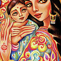 Goddess Blessing Painting by Eva Campbell Goddess Blessing Painting by Eva Campbell