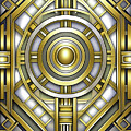 Gold Deco Design 2 by Chuck Staley