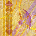Gold Fusion - Square Version Digital Art by Studio B Prints Gold Fusion - Square Version Digital Art by Studio B Prints