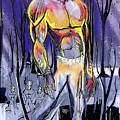 Gold Ink Painting by John Gholson Gold Ink Painting by John Gholson