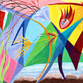 Golden Arrow Painting by B Aswin Roshan Golden Arrow Painting by B Aswin Roshan