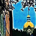 Golden Dome of Savannah City Hall Photograph by Aberjhani Golden Dome of Savannah City Hall Photograph by Aberjhani