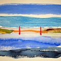 Golden Gate Morning Painting by John Klobucher Golden Gate Morning Painting by John Klobucher