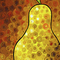 Golden Pear Painting by Sharon Cummings Golden Pear Painting by Sharon Cummings