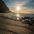 Golden sunlight reflection on sand beach at Punta Samara Photograph by Henri Leduc Golden sunlight reflection on sand beach at Punta Samara Photograph by Henri Leduc