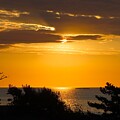Golden Sunrise on Cape Cod by Linda Stern
