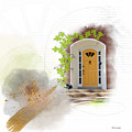 Good Door Sunshine Mixed Media by Moira Law Good Door Sunshine Mixed Media by Moira Law
