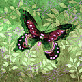 Green Butterfly Painting by Hailey E Herrera Green Butterfly Painting by Hailey E Herrera