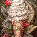 Green Dragon Vintage Ice Cream by Debra and Dave Vanderlaan