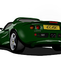 Green S1 Series One Elise Classic Sports Car Digital Art by Moospeed Art Green S1 Series One Elise Classic Sports Car Digital Art by Moospeed Art