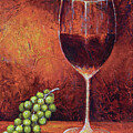 Green Grapes and Red Wine by Darice Machel McGuire