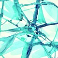 Green Web Painting by Luisa Millicent Green Web Painting by Luisa Millicent