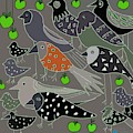 Grey Birds and Green Apples by Caroline Street