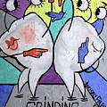 Grinding Teeth Painting by Anthony Falbo Grinding Teeth Painting by Anthony Falbo