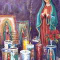 Guadalupe y Las Velas candles Pastel by Candy Mayer Guadalupe y Las Velas candles Pastel by Candy Mayer