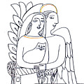 Guardian Angel Drawing by Tatiana Koltachikhina Guardian Angel Drawing by Tatiana Koltachikhina