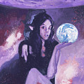 Guardian of Planet Home Painting by Sv Bell Guardian of Planet Home Painting by Sv Bell