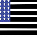 Guitar Flag Digital Art by Jacob Zelazny